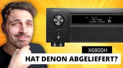 Denon X6800H im Test - 11.4 Kanal AV-Receiver mit 8K HDR und 3D Audio 