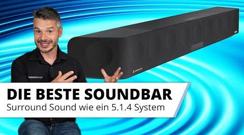 Sennheiser AMBEO Max - beste Soundbar durch überlegene Technik. Präziser 3D Sound. Virtuelles 5.1.4