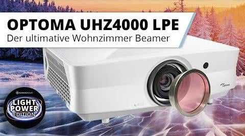 Vorstellung Optoma UHZ4000 Light Power Edition - Der ultimative Wohnzimmer Beamer