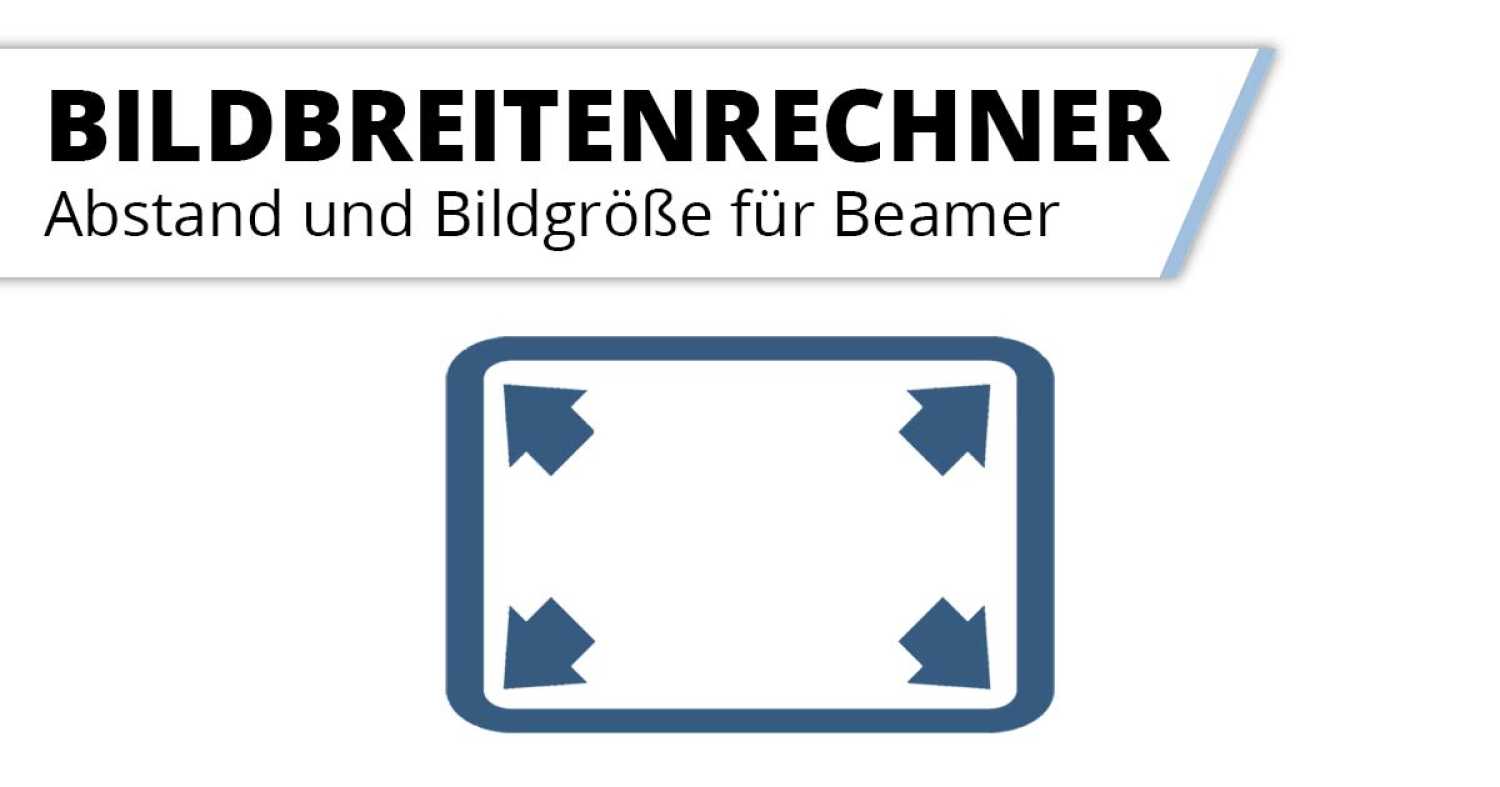 Bildbreitenrechner / Abstandsrechner / Bildgrößenrechner / Bilddiagonalenrechner