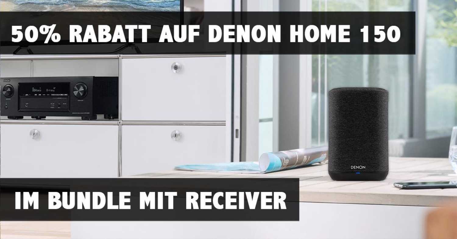 50% Rabatt auf Multiroom Lautsprecher zu ausgewählten Denon und Marantz Receivern