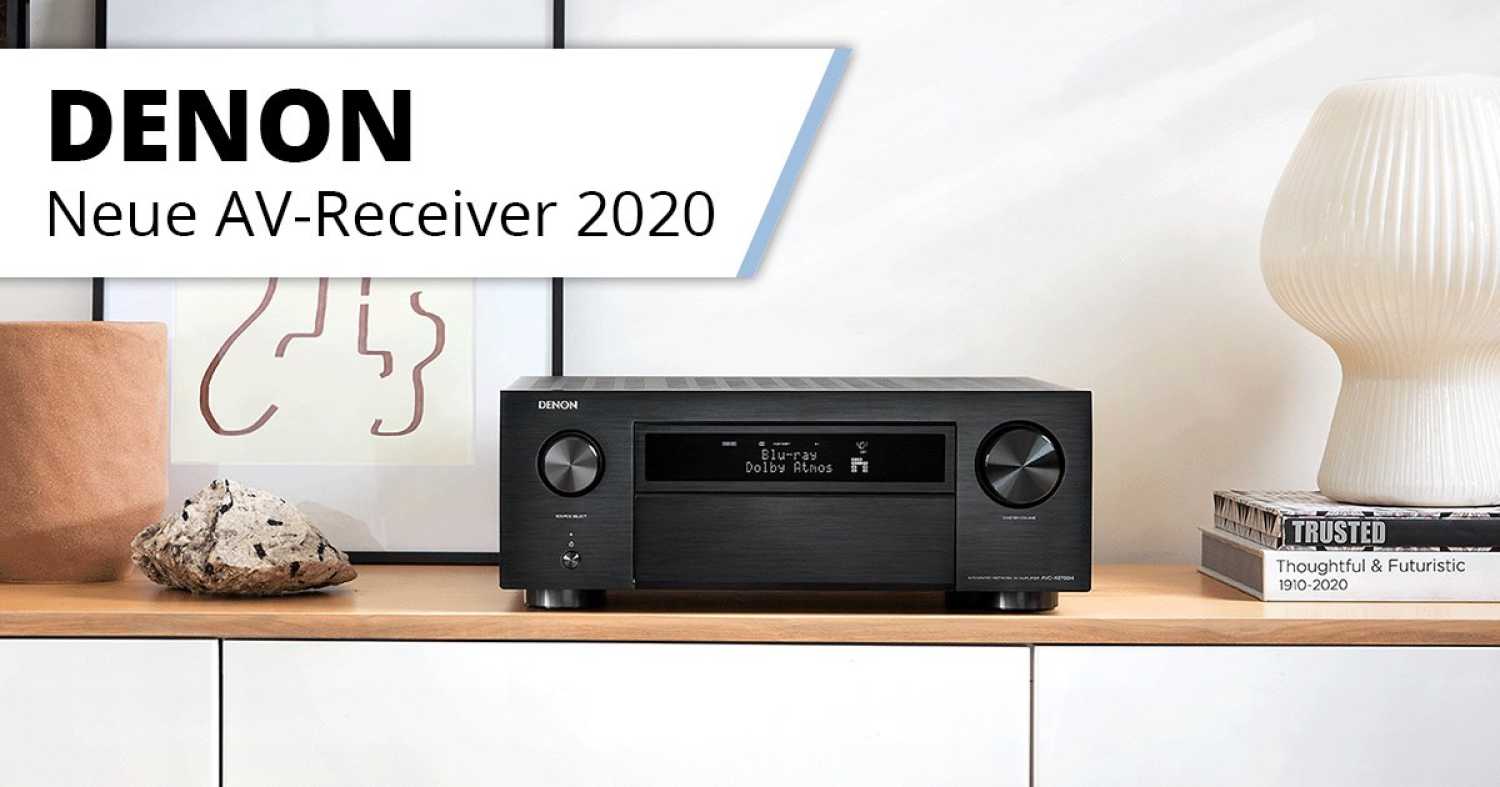 Receiver: Denon AVC-X3700H, AVC-X4700H, AVC-X6700H - Neu und mit 8K Unterstützung