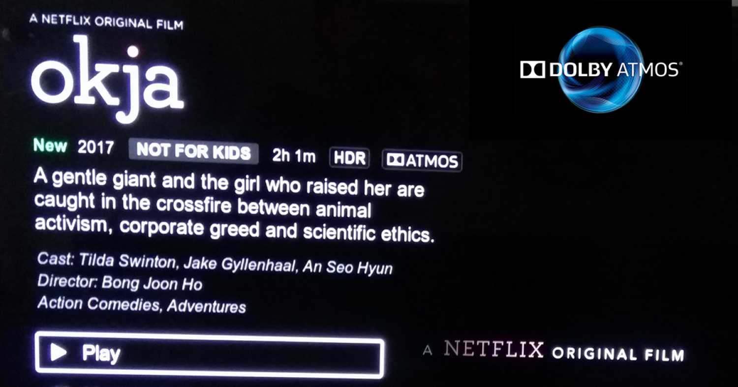 Netflix jetzt mit Dolby Atmos