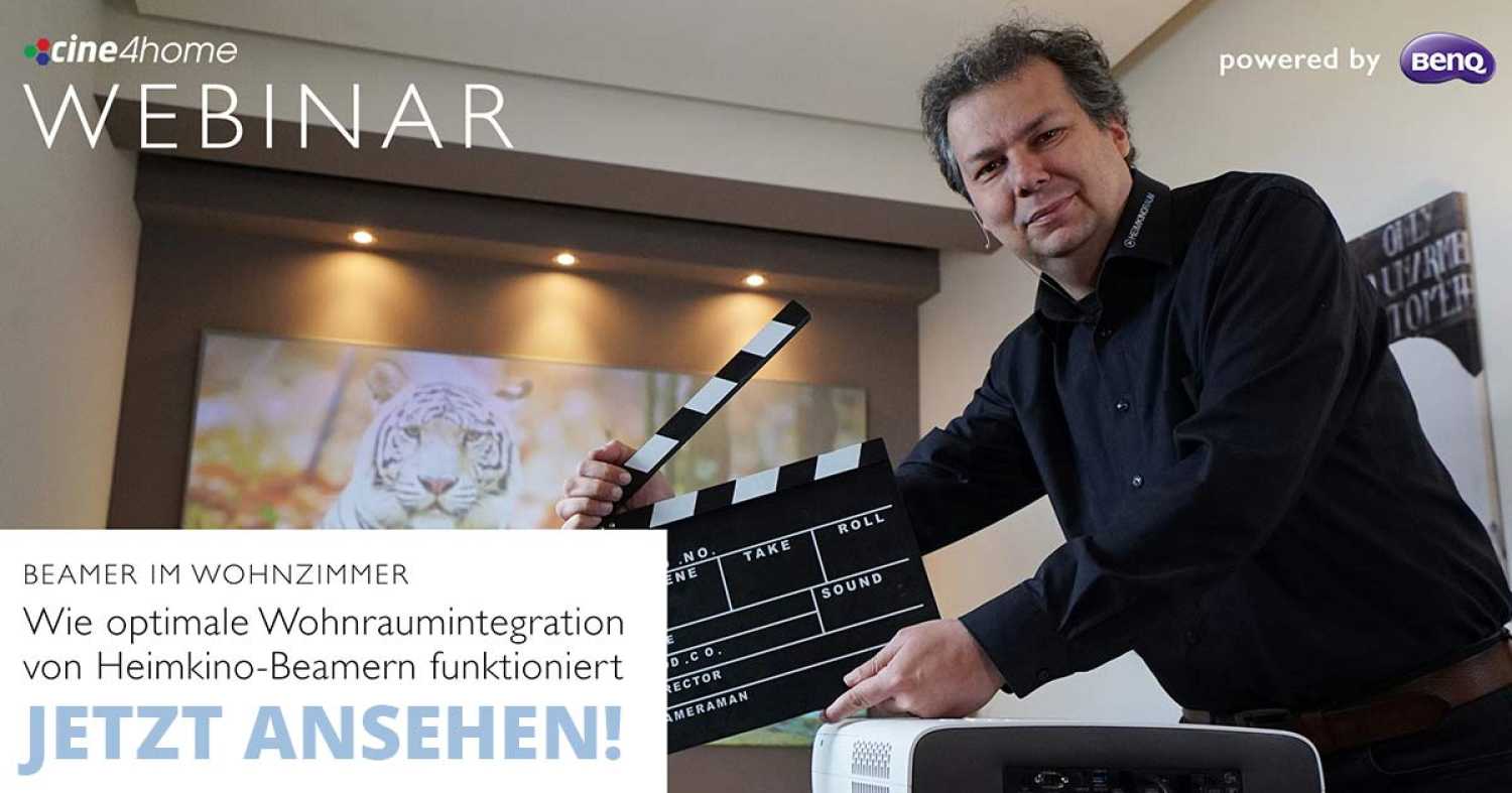 Webinar: Beamer im Wohnzimmer: Wie optimale Wohnraumintegration von Heimkino-Beamern funktioniert