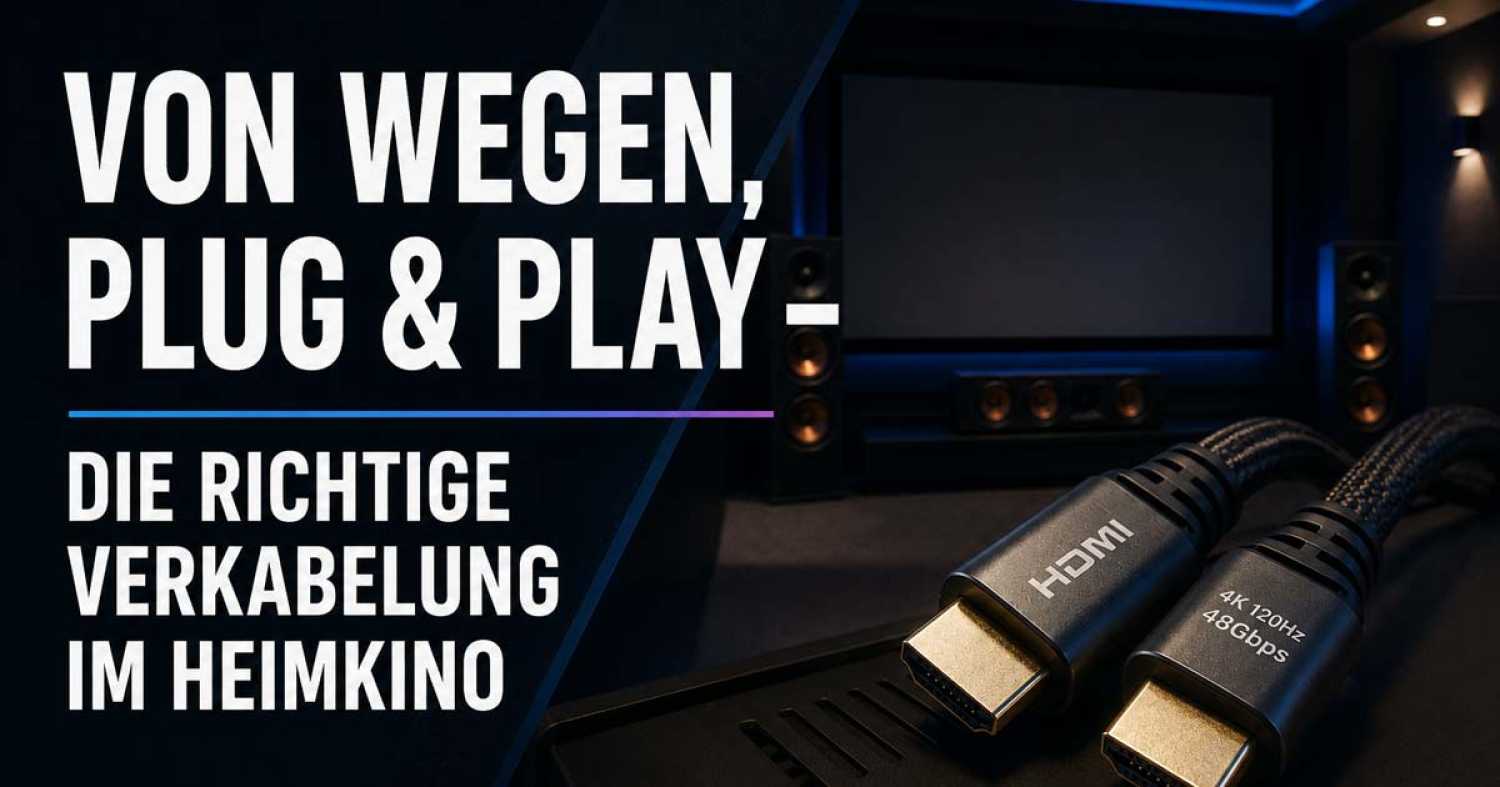 Von wegen, Plug & Play - Die richtige Verkabelung im Heimkino