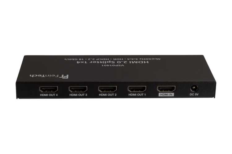 FeinTech HDMI 2.0 Splitter 1x4 (VSP01401)
