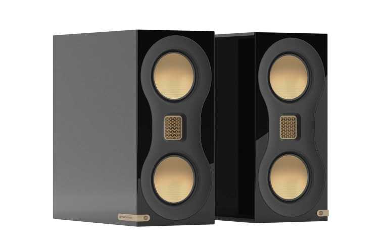 B-Ware: Monitor Audio Studio 89 Kompaktlautsprecher  Schwarz Hochglanz 