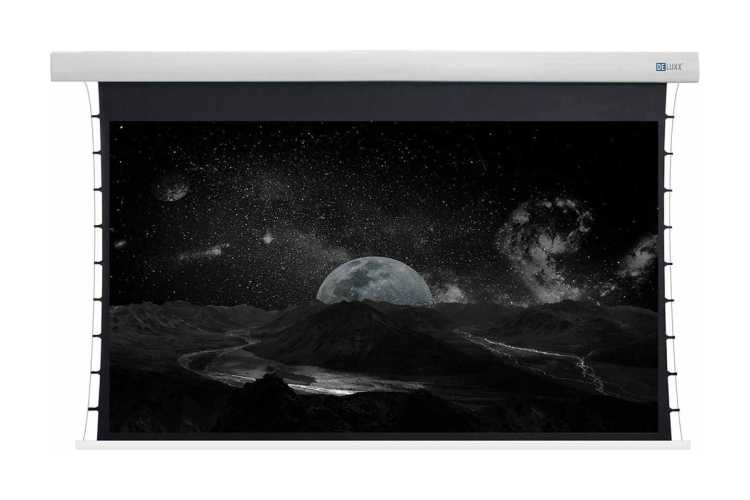 B-Ware: DELUXX Cinema Electric Tension Screen Darkvision Motorleinwand 110 Zoll