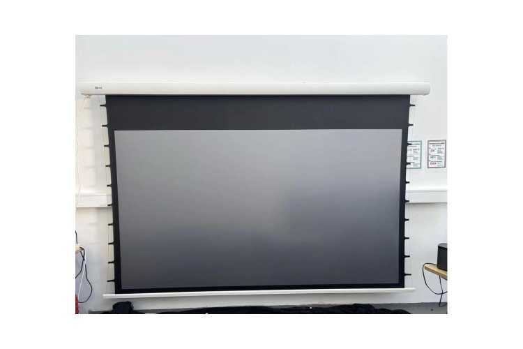 B-Ware: DELUXX Cinema Electric Tension Screen Darkvision Motorleinwand 120 Zoll