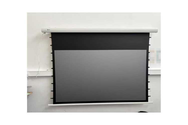 B-Ware: DELUXX Cinema Electric Tension Screen Darkvision Motorleinwand 120 Zoll