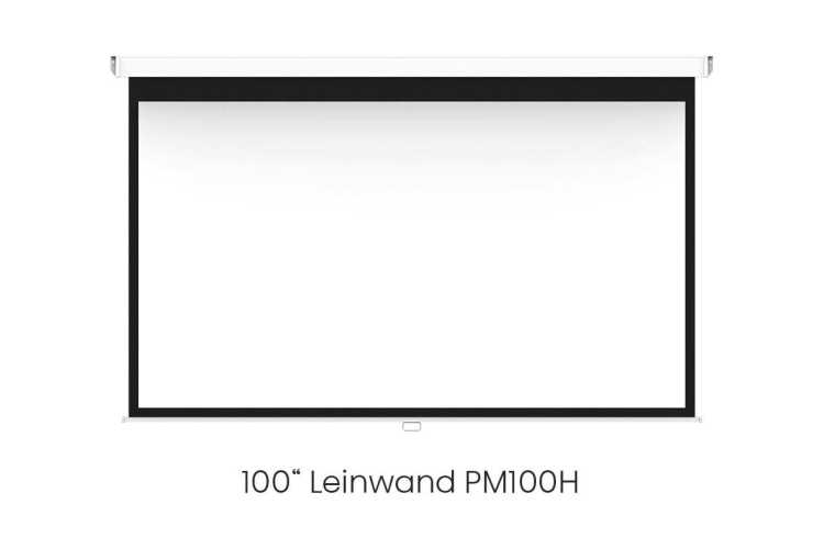 Hisense Rollo Leinwand weiss PM100H