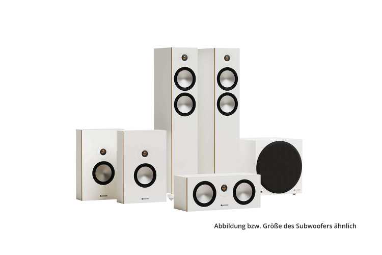 Monitor Audio Bronze Cinema 300 7G W10 - 5.1 Lautsprecher Set - Weiß