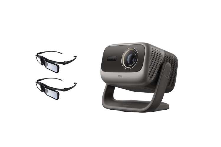 Set: JMGO N3 Ultimate Beamer + 2x 3D Brillen