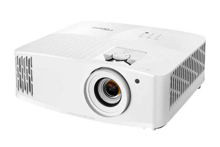 B-Ware: Optoma UHD55 4K HDR 3D Gaming Beamer - HEIMKINORAUM Edition weiss