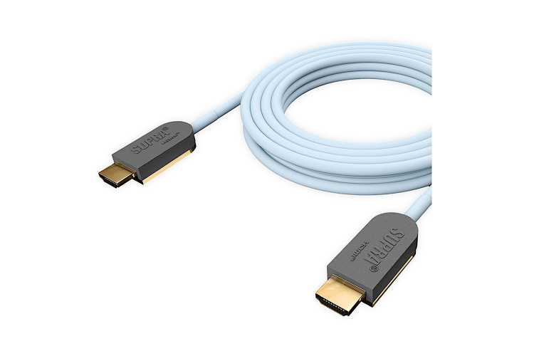B-Ware: Supra HDMI 2.1 AOC 8K HDR - Active Optical Cable - Hybrid HDMI Kabel  12 Meter
