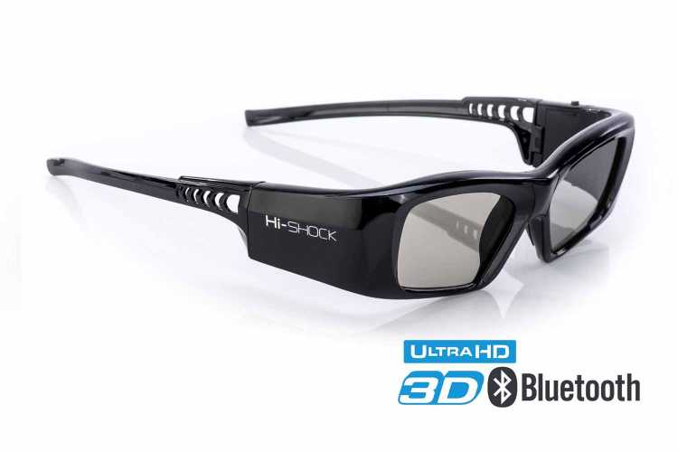 Hi-Shock 3D Brille BT/RF Black Diamond