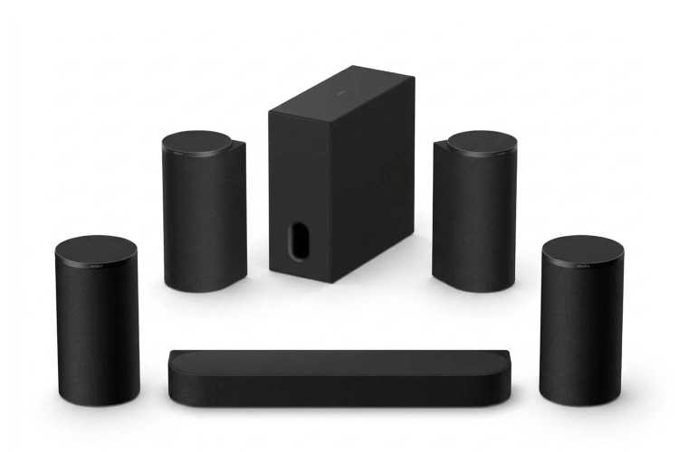 Set: Sony BRAVIA Theatre Trio + SA-RS9 Surround Lautsprecher + SA-SW8 Subwoofer