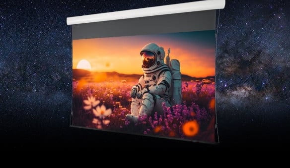 Apollo Motion Dark Kontrastleinwand Testbild 15