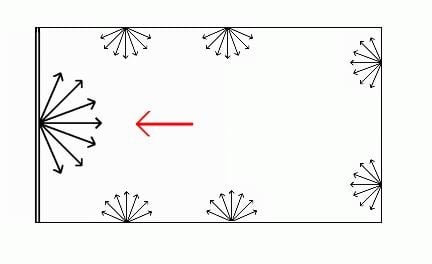 Apollo Motion Dark Kontrast-Leinwand im Wohnzimmer