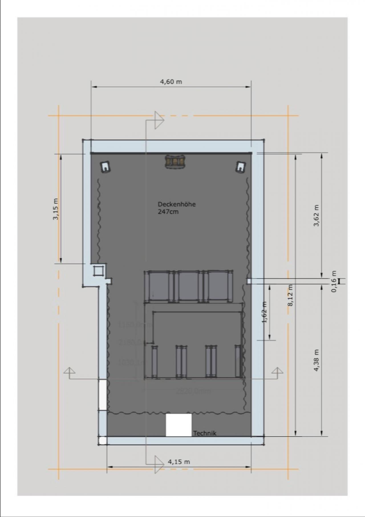 Grundriss erste Grob-Planung