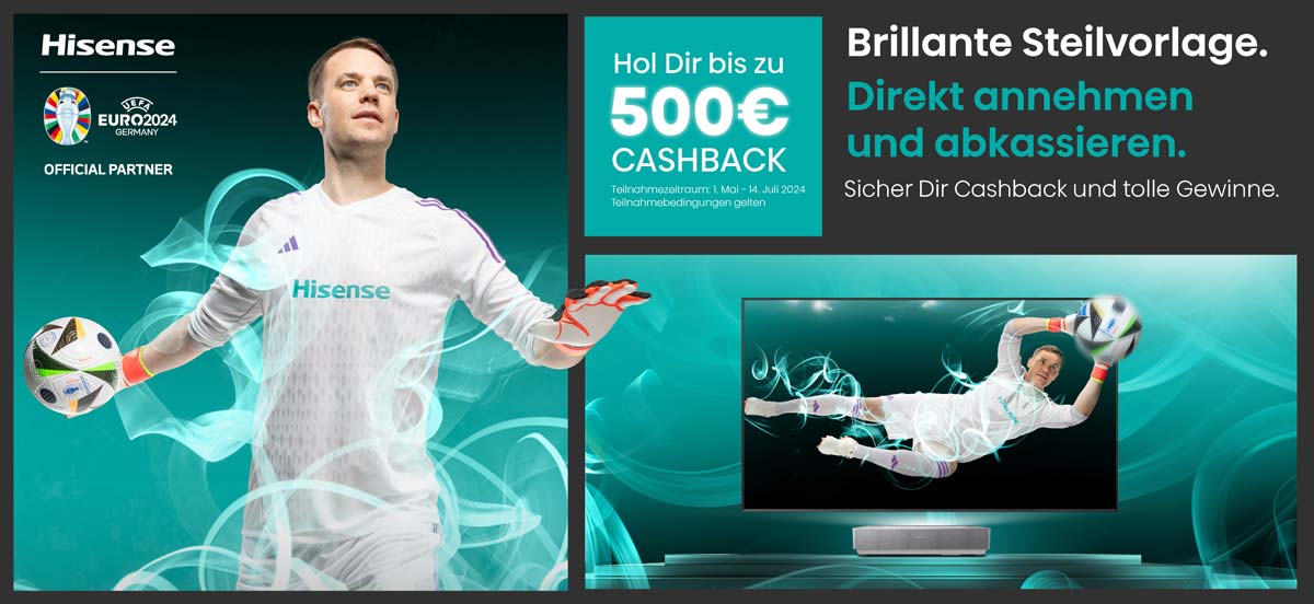 Hisense Cashback Aktion