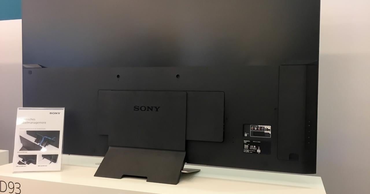 Sony Kabelmanagement mit Abdeckung