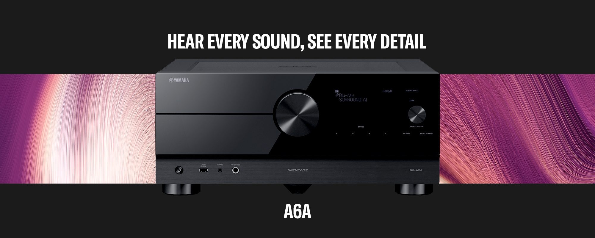 Yamaha AV-Receiver - Jeden Sound hören - jedes Detail sehen