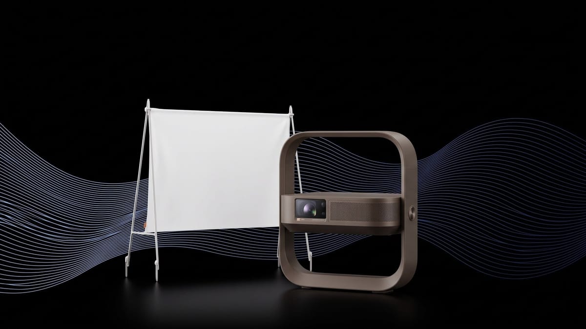 XGIMI Elfin Flip 4K mit gratis mobiler Leinwand