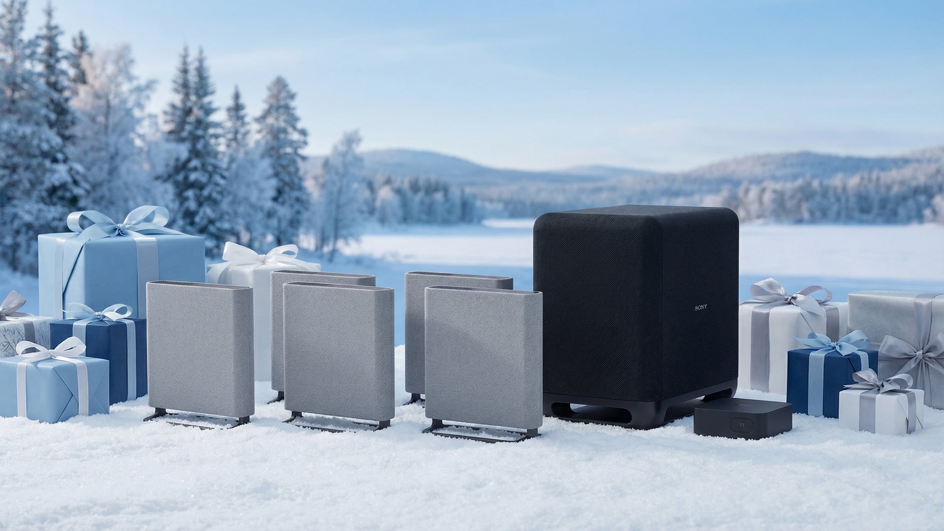 SONY BRAVIA QUAD SURROUND SOUNDSYSTEM MIT SUB