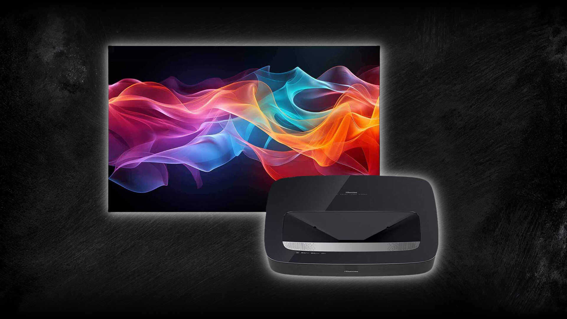 Hisense PL2 Laser TV und Set mit 100 Zoll Leinwand