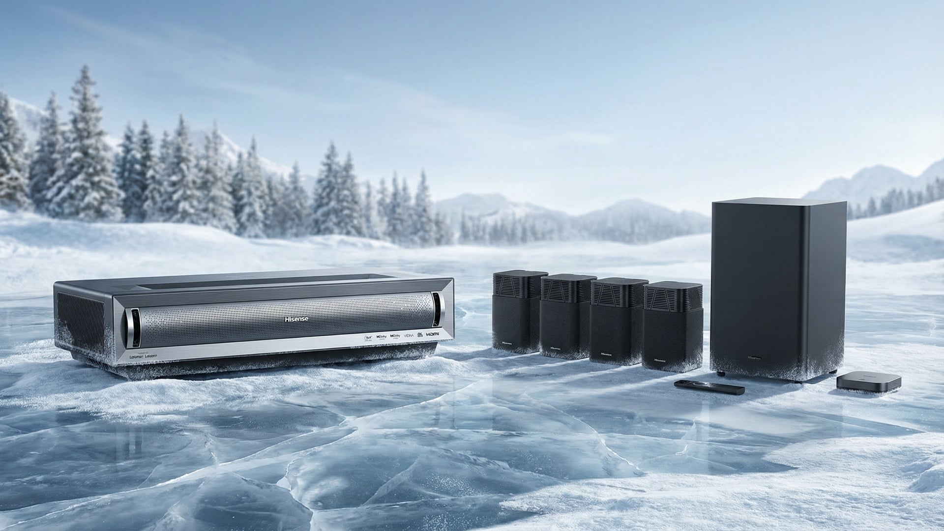 Hisense PX3-Pro und HT Saturn Set