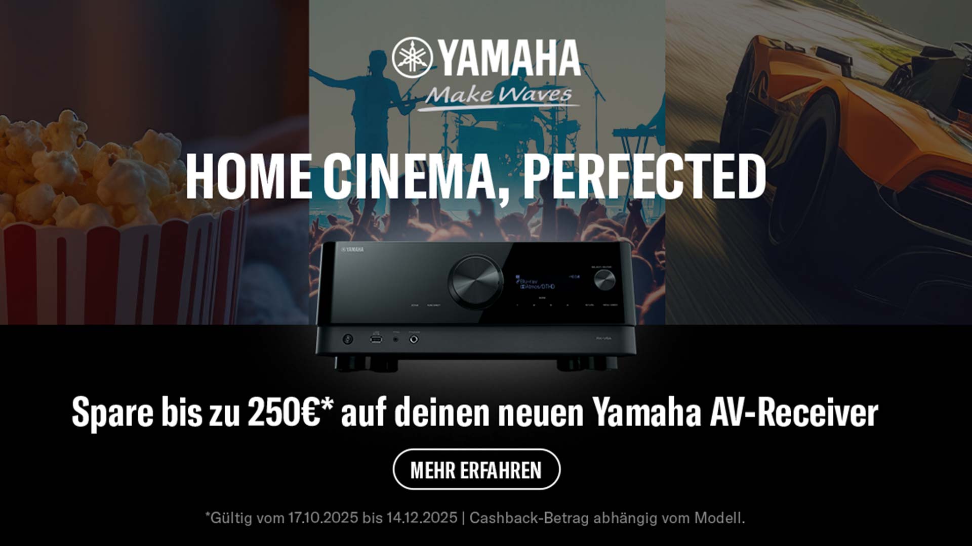 YAMAHA AV-RECEIVER CASHBACK