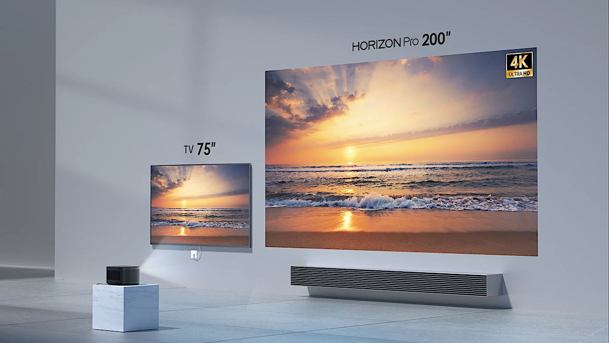 XGIMI HORIZON Pro Bildgröße