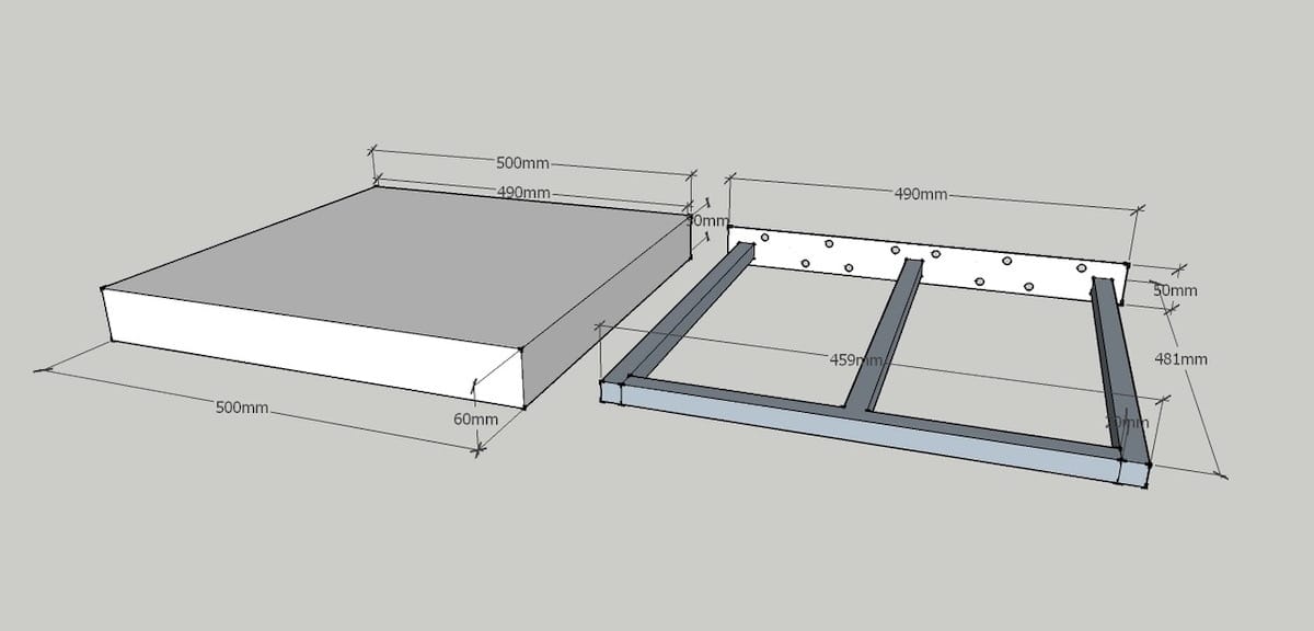 Projektorhalterung Wandmontage | Aluminium Regal Für Beamer