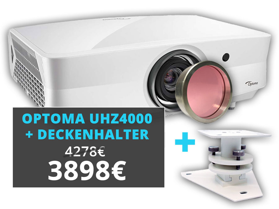 Optoma UHZ4000 Light Power Edition - 4K 3D Laser Beamer