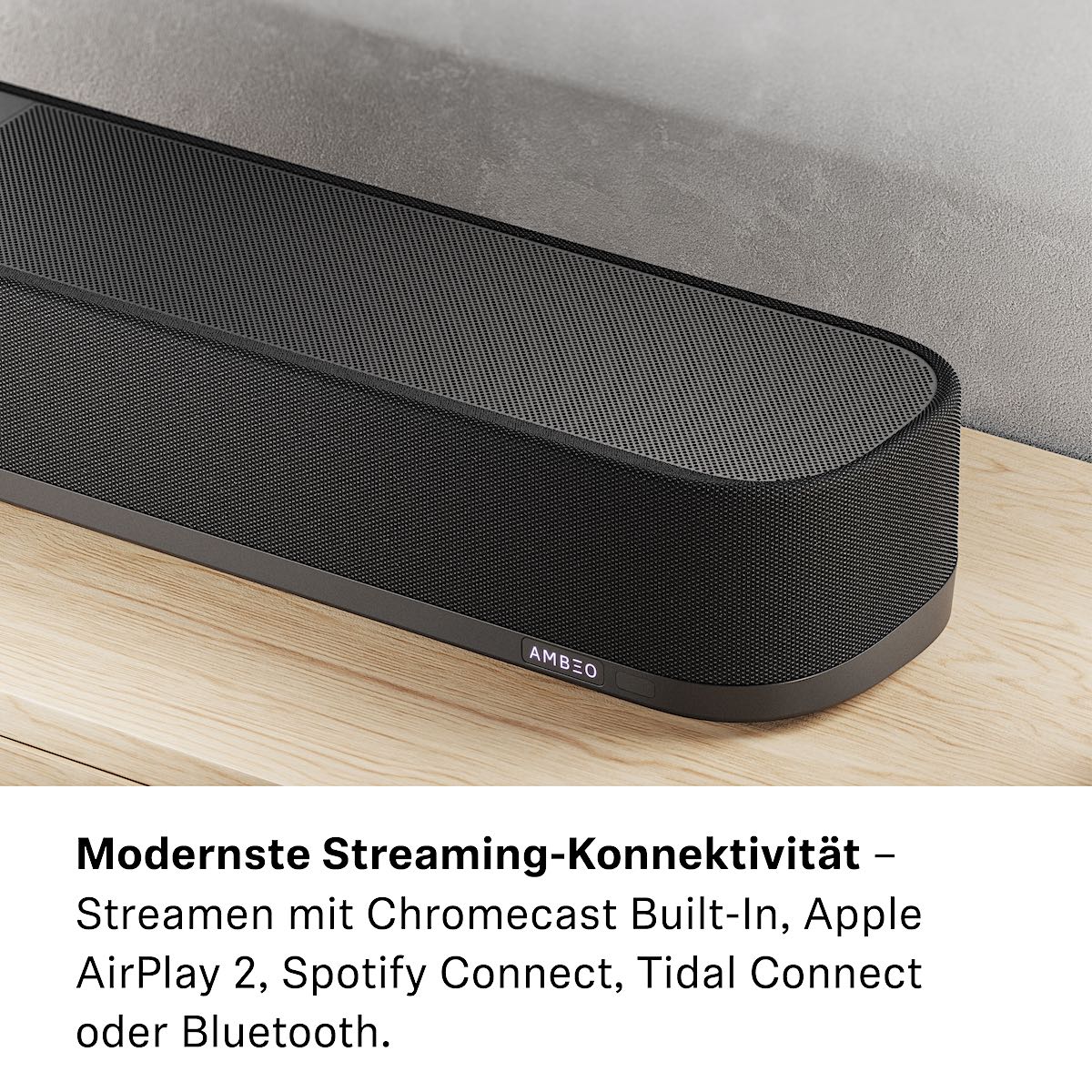 Modernste Streaming-Konnektivität:  Apple AirPlay 2, Spotify Connect, Tidal Connect mit Dolby ATMOS Musik-Format, Chromecast Built-in und Bluetooth bieten dir das gesamte Spektrum der beliebtesten Musik- und Streaming-Anbieter.