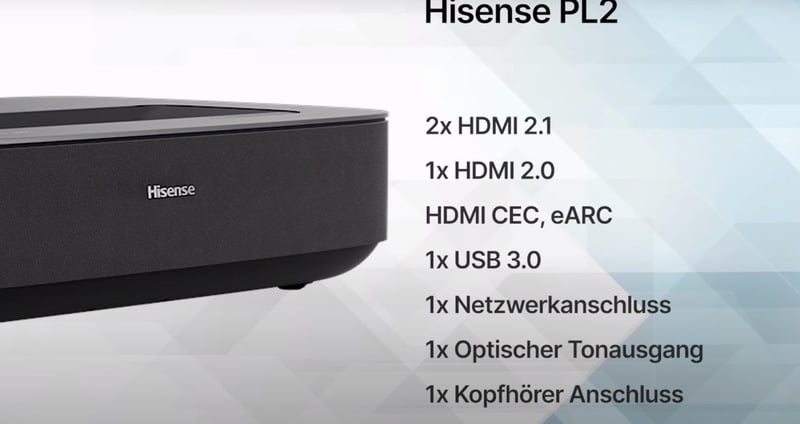 Technische Verbesserung der HDMI-Anschlüsse im Hisense PL2