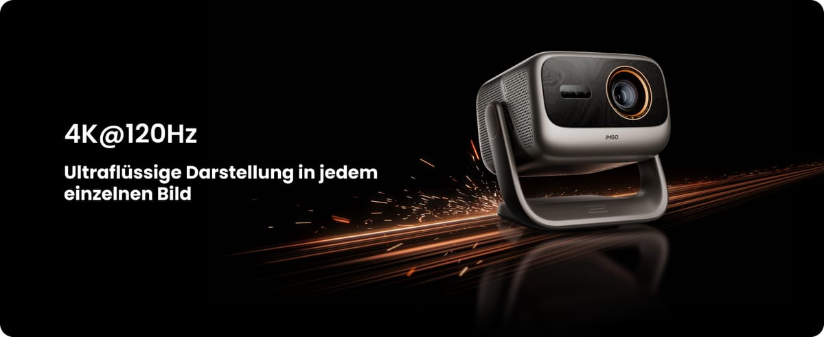 Beamer mit 4K-Auflösung und 120Hz.