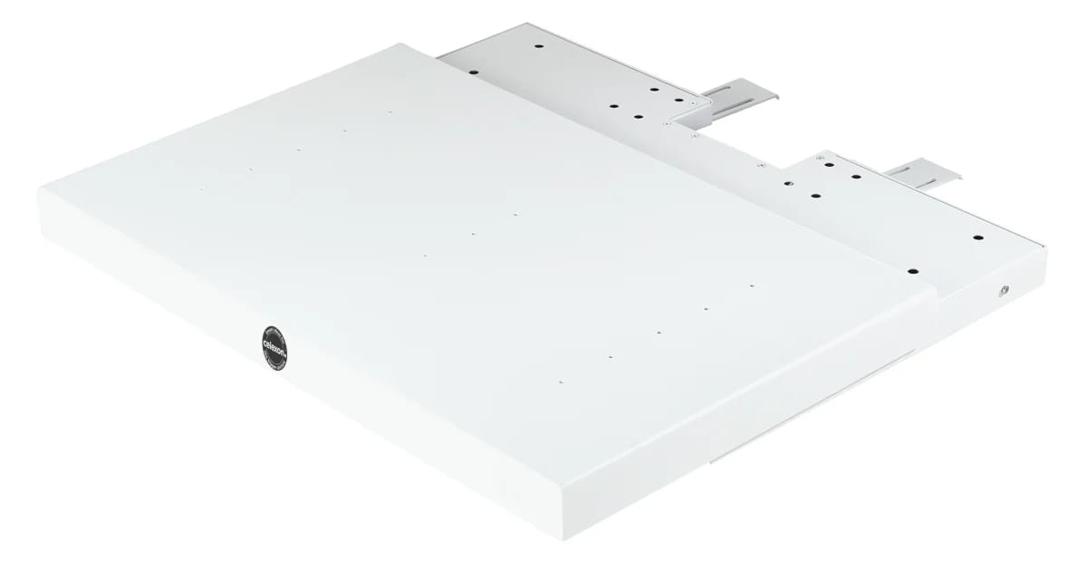 celexon Laser TV Auszug in Weiß, ausgefahren