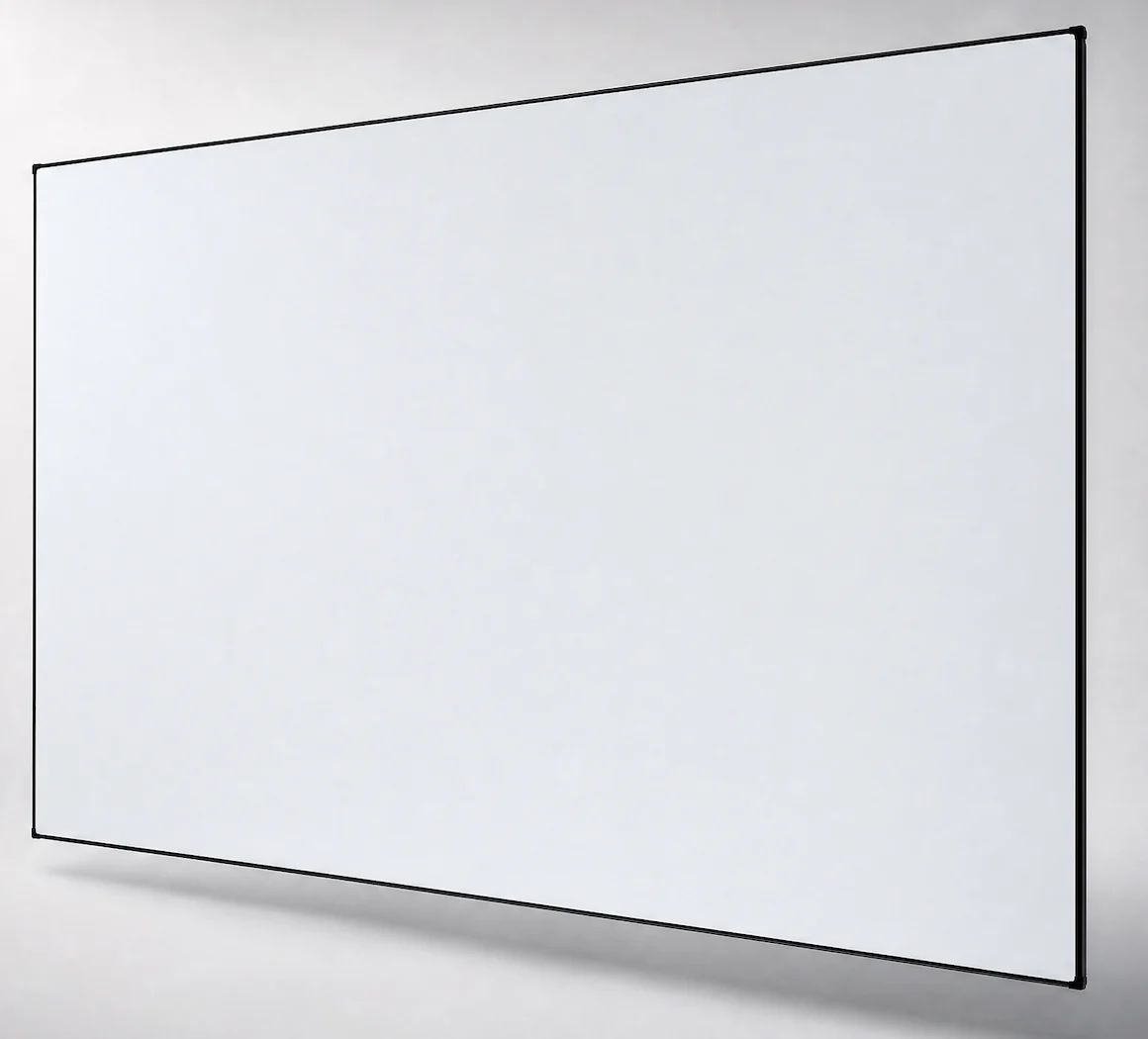 Elite Screens Aeon CineWhite Rahmenleinwand schräg von vorn