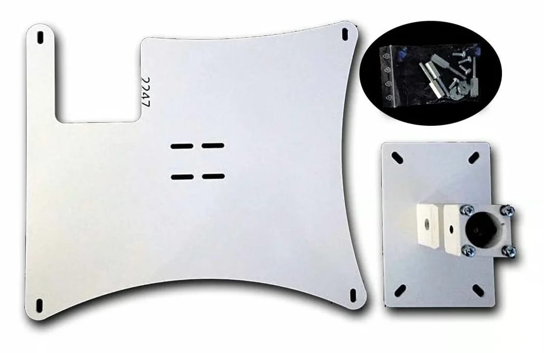 Deckenhalter für JVC: Adapterplatte, Deckenhalter mit Kugelgelenk und Schrauben