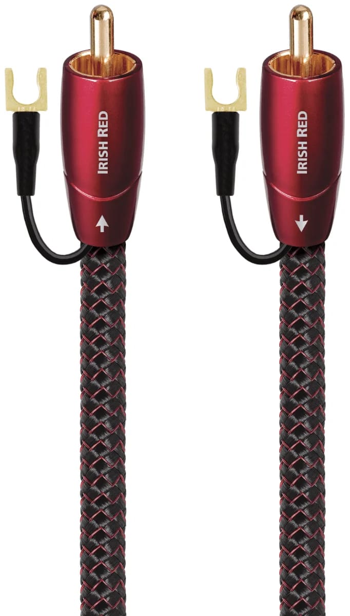 AudioQuest Irish Red Subwoofer-Kabel mit zwei Cinch-Steckern