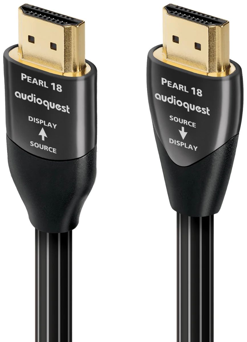 AudioQuest Pearl 18 aktives HDMI-Kabel, beide Stecker