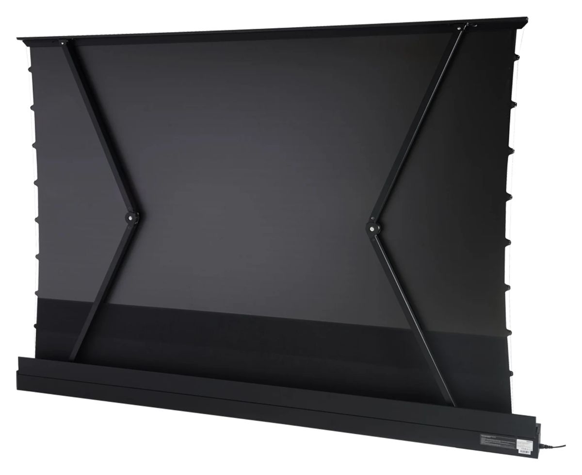 Rückseite der celexon CLR HomeCinema Plus mit Scherenmechanik
