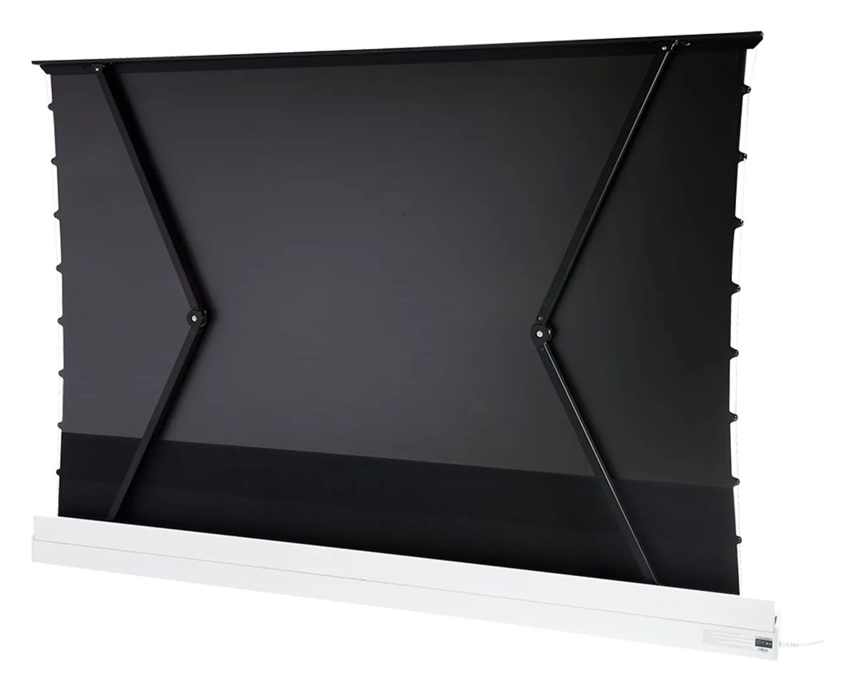Rückseite der celexon CLR HomeCinema Plus mit Scherenmechanik