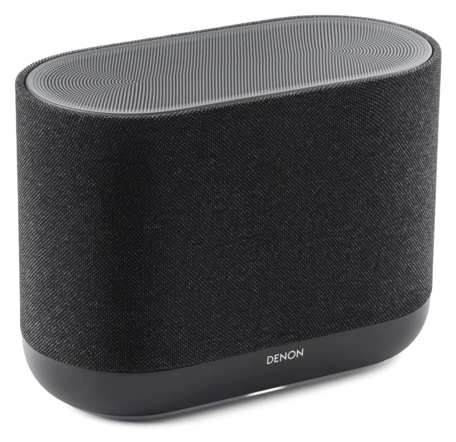 Denon Home 400 in Anthrazit, schräg von oben