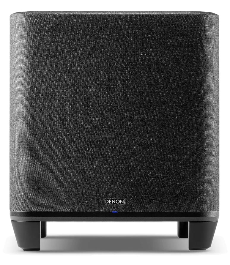 Subwoofer in Schwarz von vorn