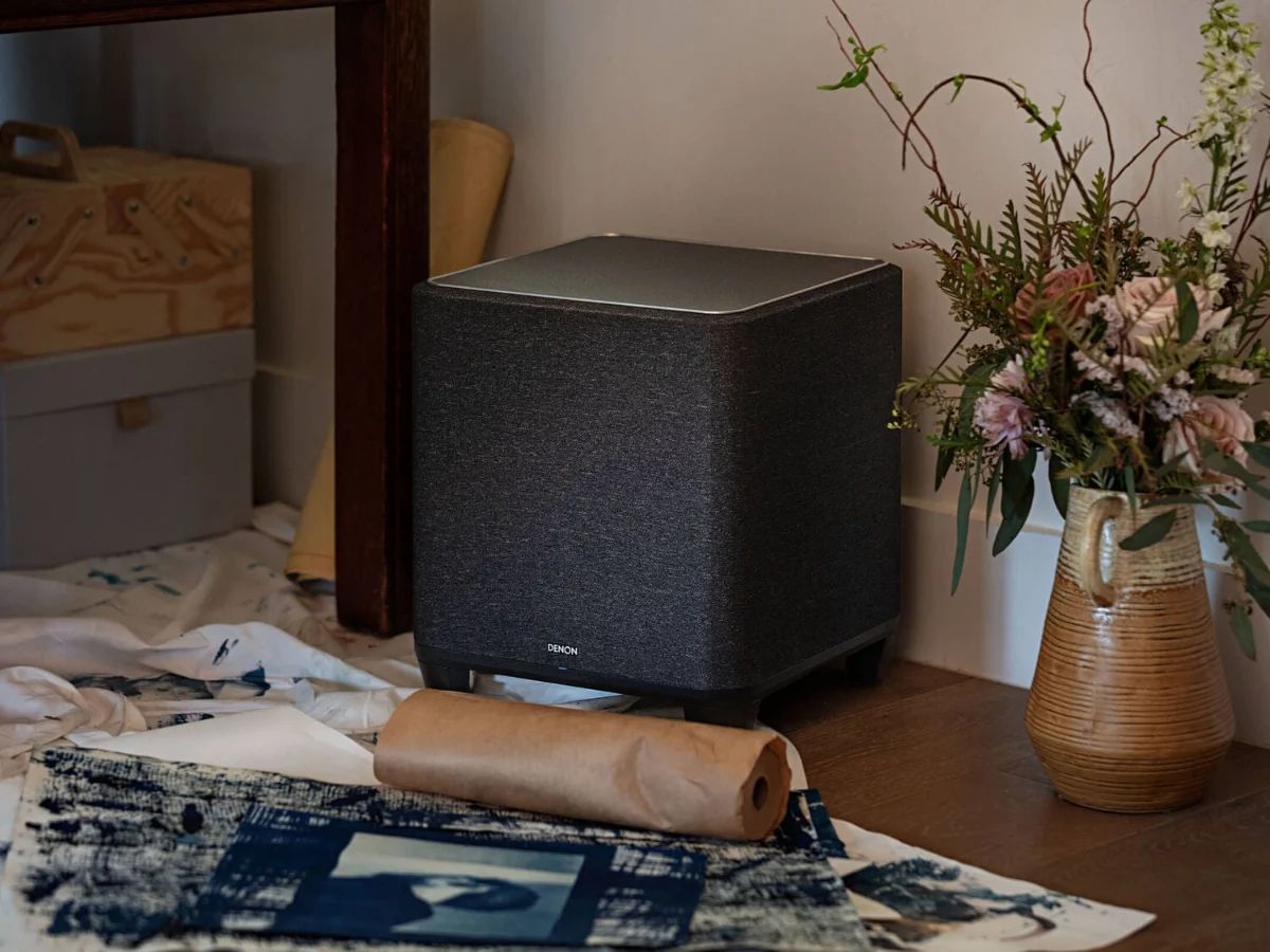 Wohnraum mit dem Subwoofer
