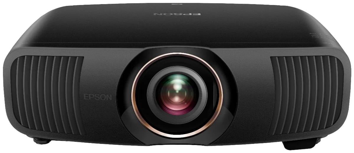Epson EH-QB1000 in Schwarz von vorn mit mittigem Objektiv