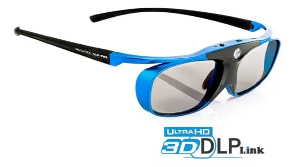 Hi-SHOCK DLP Pro Blue Heaven 3D-Brille für DLP-Beamer